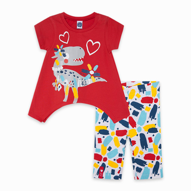 CONJUNTO TEE SHIRT E LEGGING PIRATA TUC TUC