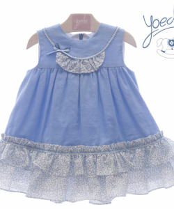 Vestido Floral Azul - 10A