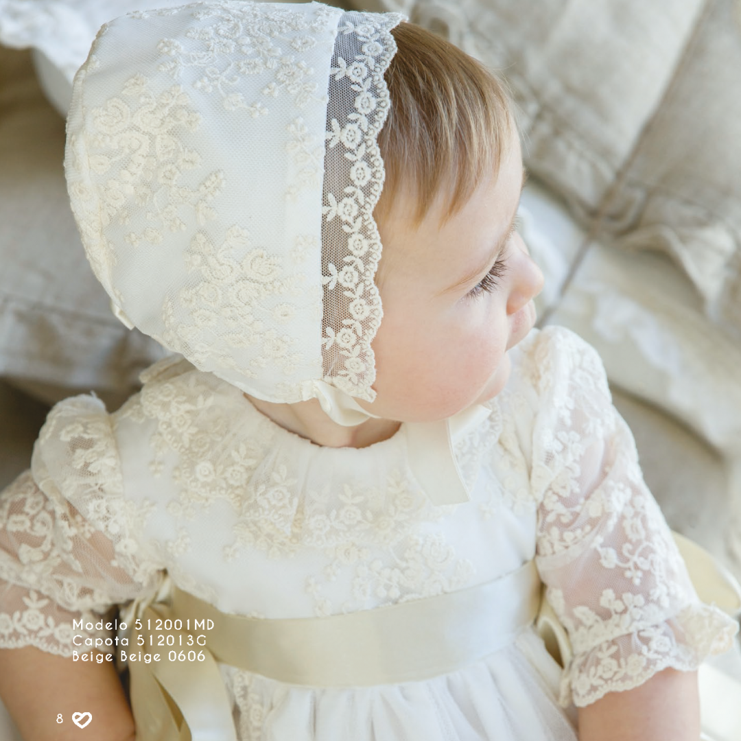 2021 Lace Batizado Vestidos Para Bebé Bonito Manga Comprida Apliques  Vestidos De Batismo Com Bonnet Vestido Primeira Comunicação De Greatvip,  $363,08